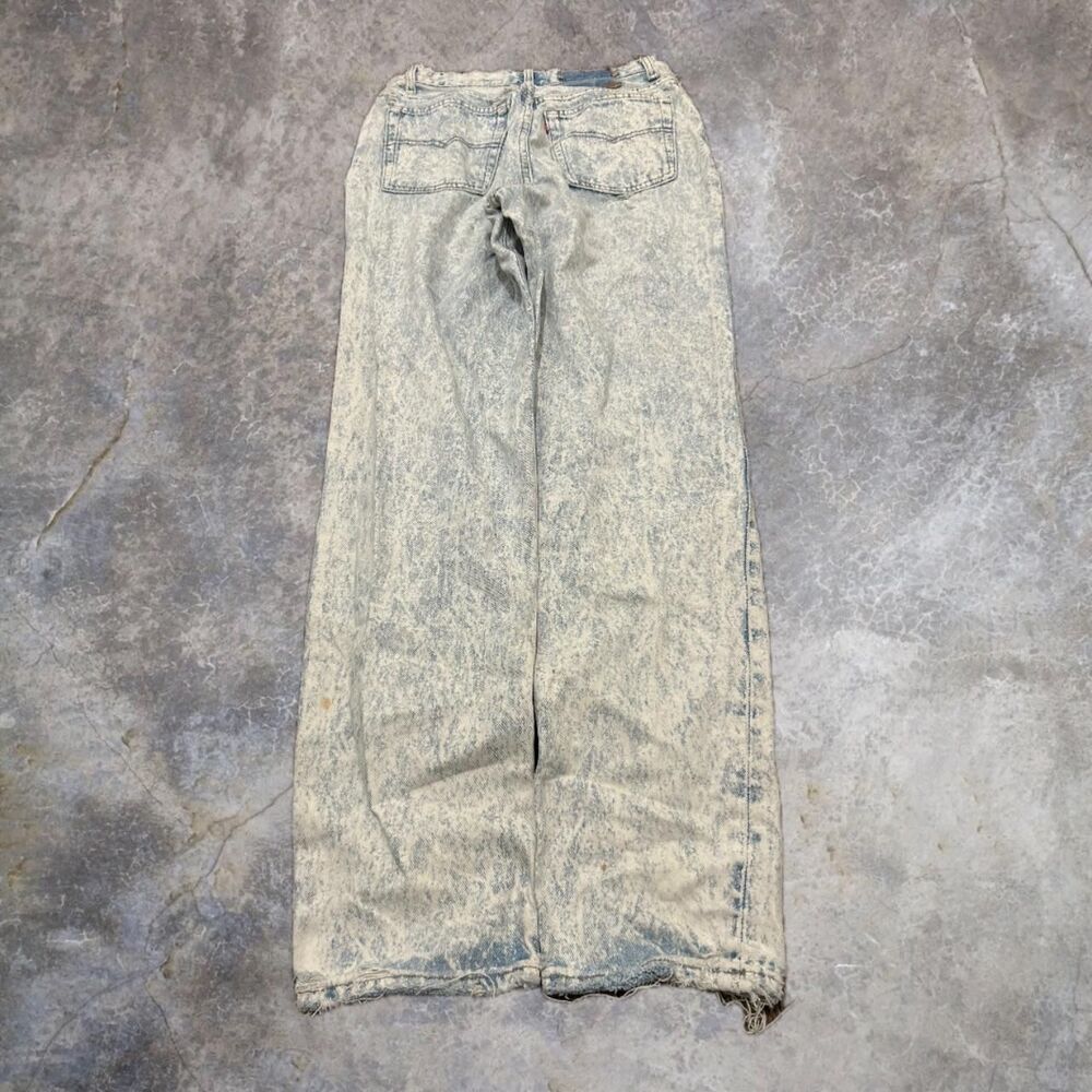 Levi-s Men's Blue and Grey Jeans